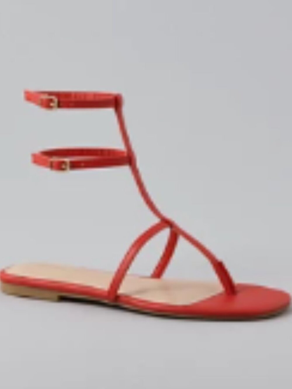 Red sandals